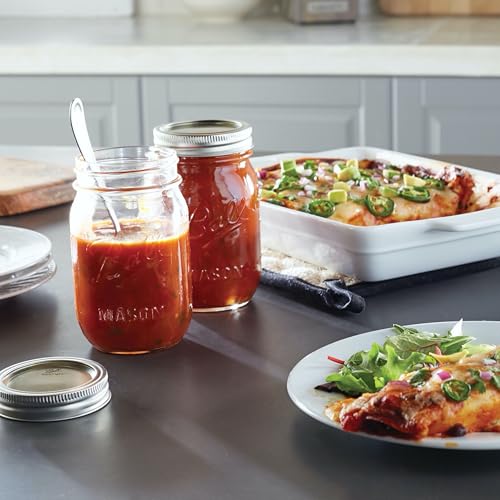 Glass Mason Jar (Pint / 16 Ounce (Pack of 3))