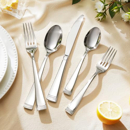 65 Piece Flatware Set (65-Piece / Silver)