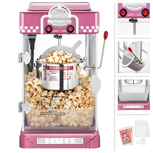 Popcorn Little Bambino 2.5oz Popcorn Machine (Pink)