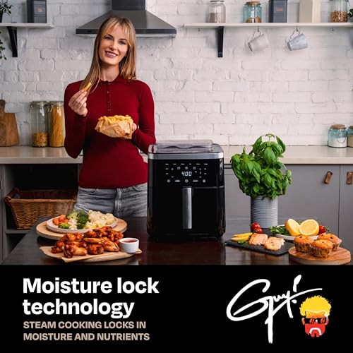 6.5 Quart Steam Air Fryer with Moisture Lock Technology