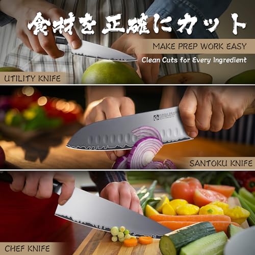 Knife Set 3Pcs Kitchen Knives Set (7.8 inch)