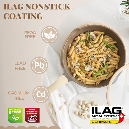 Nonstick Frying Pan (12 Inch / Natural Linen)