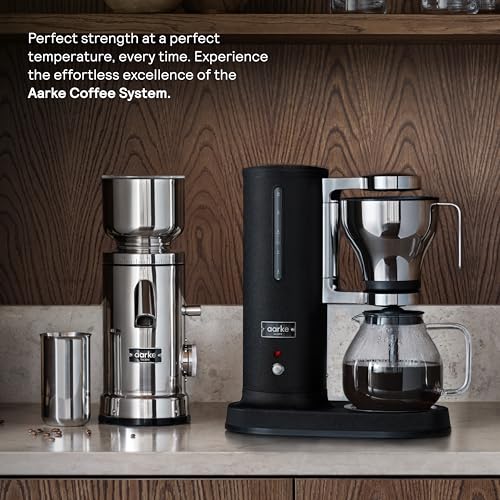 Drip Coffee Maker & Grinder Bundle (Matte Black w/ Coffee Grinder)