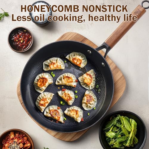 Cast Iron 8 10 Inch Nonstick Skillets (2 Count)