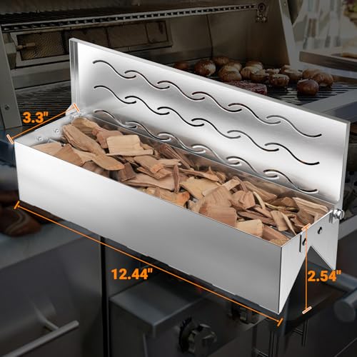 Wood Chip Smoker Box for Charcoal