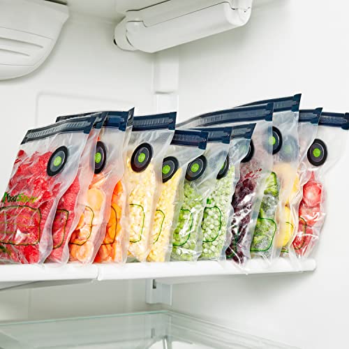 Reusable Quart Vacuum Zipper Bags (10 Reusable Quart Bags)