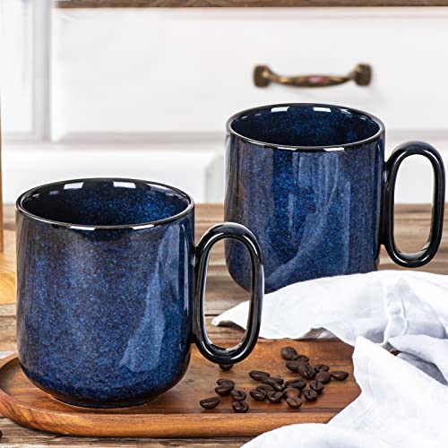 Ceramic Coffee Mug Set (Starry Blue)