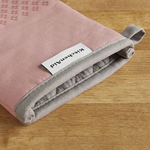 Asteroid Oven Mitt Set (7"x12.5" / Dried Rose)