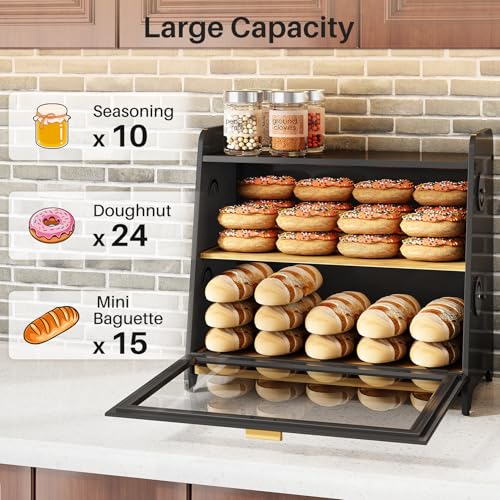 Airtight Bread Box for Kitchen Countertop