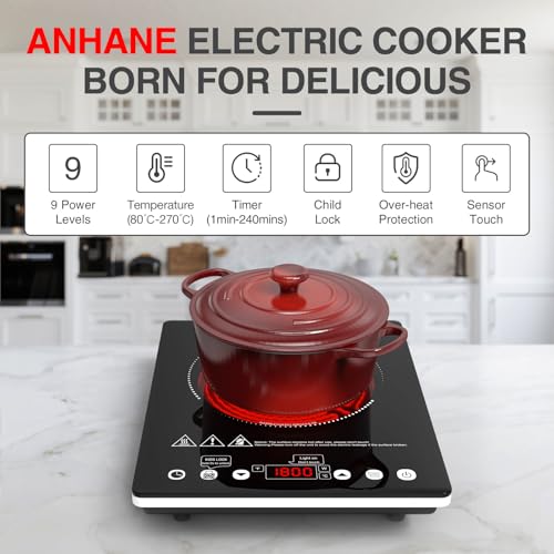 1800W Electric Cooktop