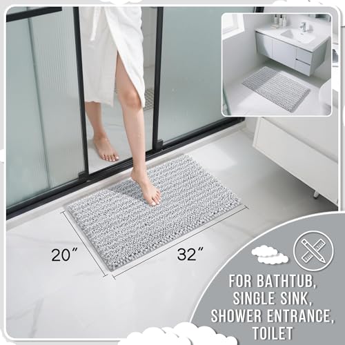 Bathroom Rugs Non Slip Washable 32x20 Inch