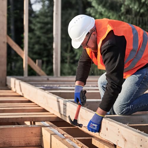 Safety Work Gloves MicroFoam Nitrile Coated (12 Count)