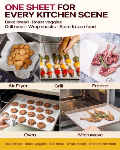 12x16 Inch Macaron Parchment Paper Sheets 100PCS