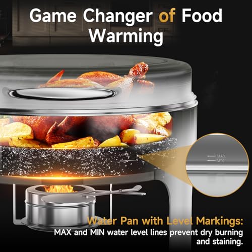 Chafing Dishes for Buffet (White)