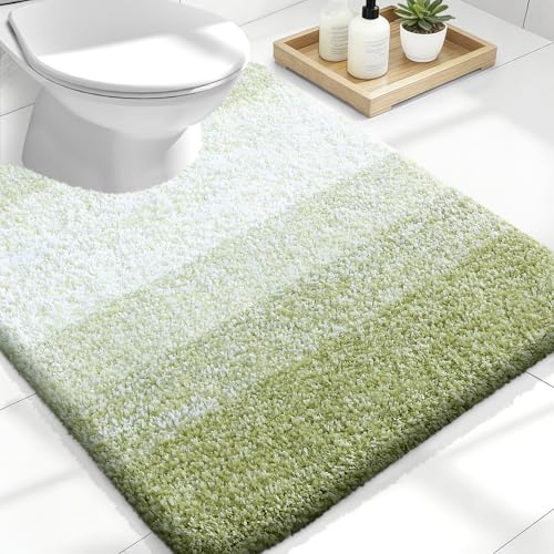 Luxury Toilet Rugs U (24" X 20" Contour Rug / Mustard Yellow)