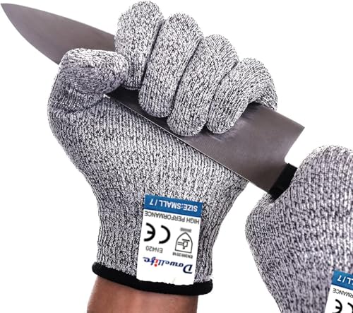 Cut Resistant Gloves Protection (Small (Pack of 1) / Original)