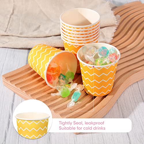 500 Pcs Disposable Paper Cups Small (Multicolor / Strip)