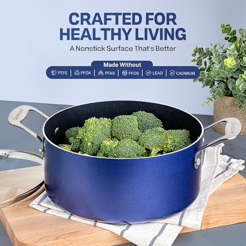 20 Pc Kitchen Pots and Pans Set Non Stick Cookware Set
