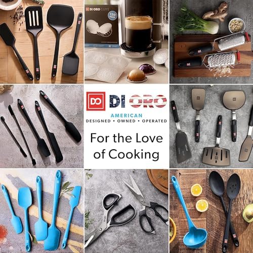 DI ORO Silicone Spatula Set (Blue)