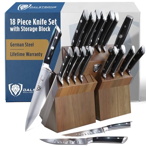 18 Pc Colossal Knife Block Set (18-Pc / Black)