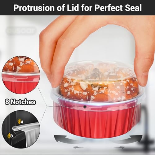Disposable Ramekins (Red / 30pcs)