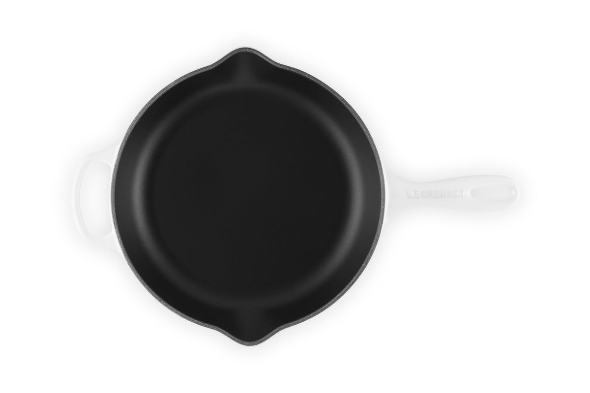 Enameled Cast Iron Signature Round Skillet (10.25" / White)