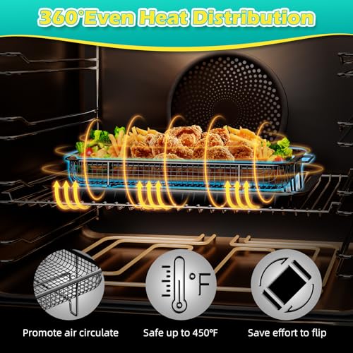 Oven Air Fryer Basket and Tray (6 Count)