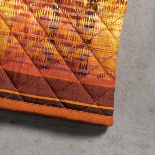 Maison d'Hermine Oven Gloves 100% Cotton Oven Mitt (061 - Thanksgiving Tartan / 7.5" x 13" (Oven Mitt))