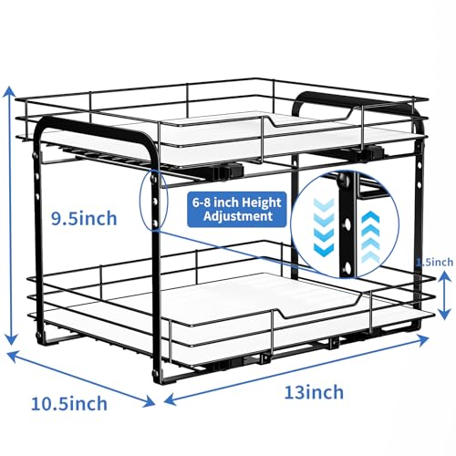 2 Tier Pull Out Spice Rack