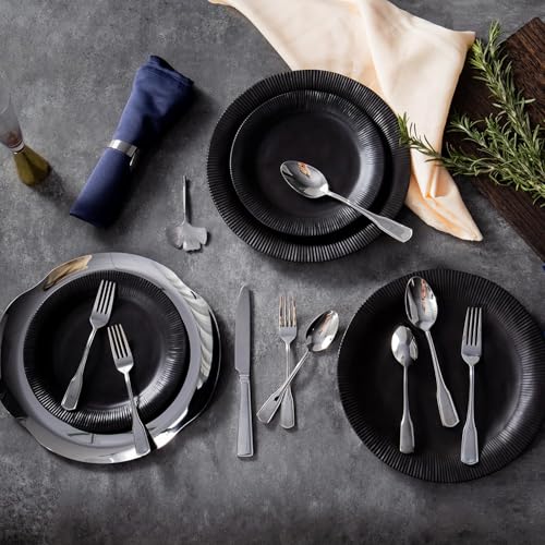 30 Piece Silverware Set for 6 (30-piece / Silver)