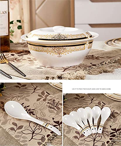60 Piece Porcelain Dinnerware Set