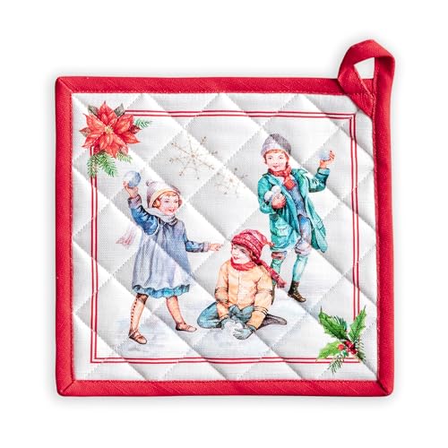 Pot Holders 100% Cotton Potholders (101 - Chromo / 8" x 8" (Pot Holder Pack of 1))