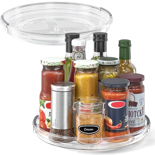 2 Pack 10.6in Lazy Susan Organizer Turntable for Cabinet (2 Count)