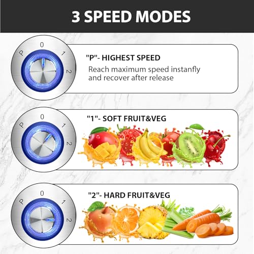 1300W KOIOS Centrifugal Juicer Machines (Blue)