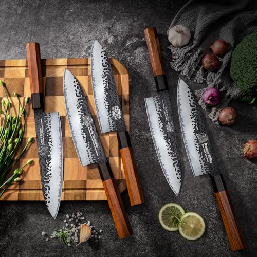 Custom 8'' Japanese Knife with Sandalwood Box Gifts for Men (8" Customize Japanese Knife)