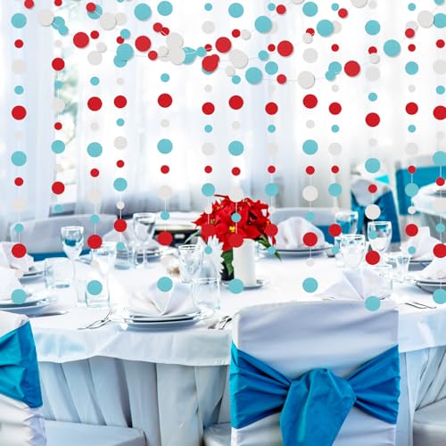5 Pieces Circle Garland Banner Hanging (5 Count)