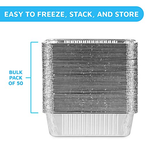 Aluminum Disposable Loaf Pans (2Lb 50 Pack)