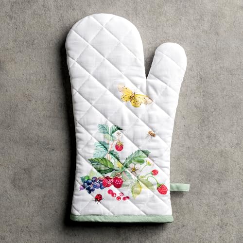 Maison d'Hermine Oven Gloves 100% Cotton Oven Mitt (035 - Printemps / 7.5" x 13" (Oven Mitt))