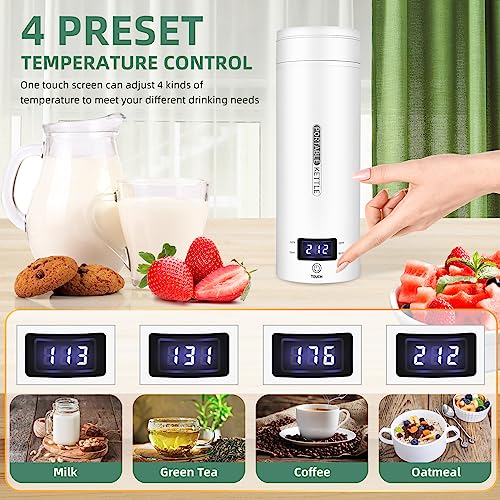 Portable Electric Kettle Travel (White)
