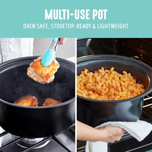 8QT Ceramic Nonstick Slow Cooker (Turquoise / 8 Quarts)