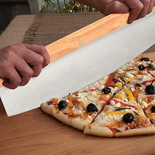 13 Pizza Stone for Oven and Grill with Pizza Peel (13 inch)