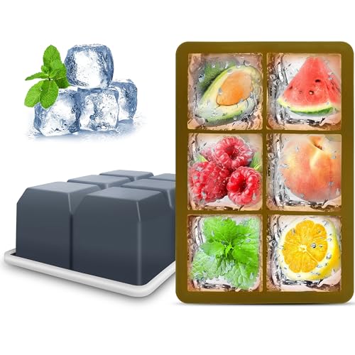 Silicone Ice Cube Trays (Dark Gray and Army green)