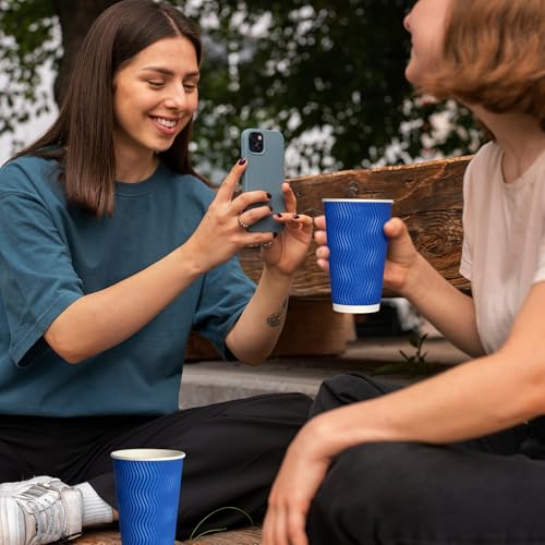 Disposable Paper Coffee Cups (16oz-120pack)