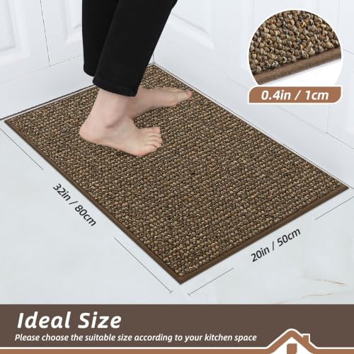 Kitchen Rugs 20"x32" (Brown / 20" X 32" (Rectangular))