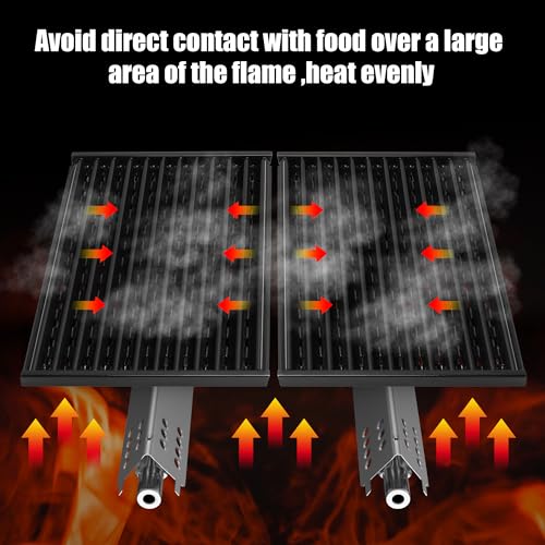 Grill Replacement Parts for Charbroil Performance TRU (17'' x 8 14/16'' Emitter Plate Kit-2)