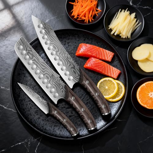 Kitchen Knife Set (4 inch, 7.2 inch, 8.2 inch Set)