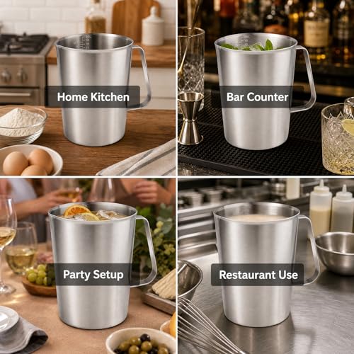 64Oz 8Cup Stainless Steel Pitcher (2000ML)