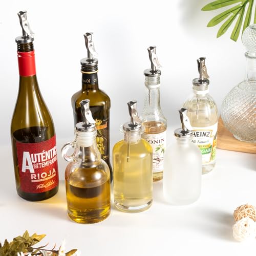 Automatic Liquor Pour Spouts (Silver / 6PCS)