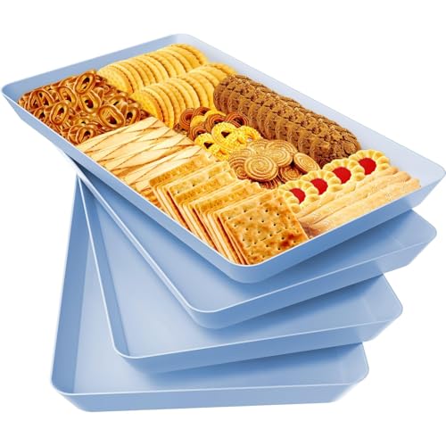 4 pcs Serving Tray for Entertaining (4 Count)