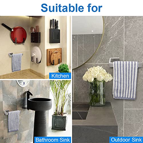 Hand Towel Holder (Brushed / 9 In-2 Pack)